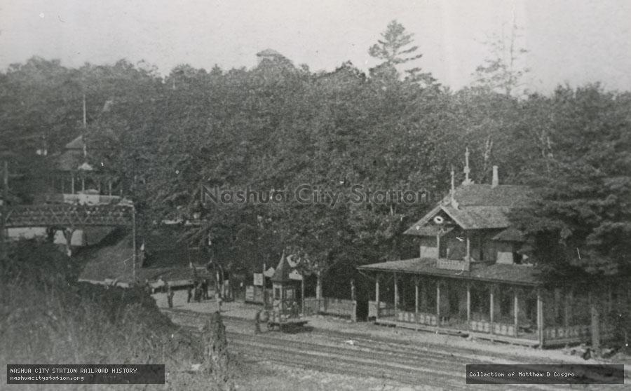 Postcard: Boston & Maine Railroad Station, Lake Pleasant, Massachusetts